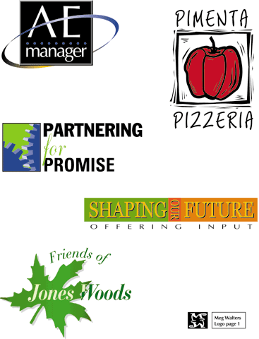 Meg Walters Logos pg 1